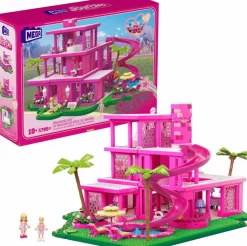 Barbie (2023) - Barbie's Dreamhouse Mega Construx Construction Set (1795 Pieces)