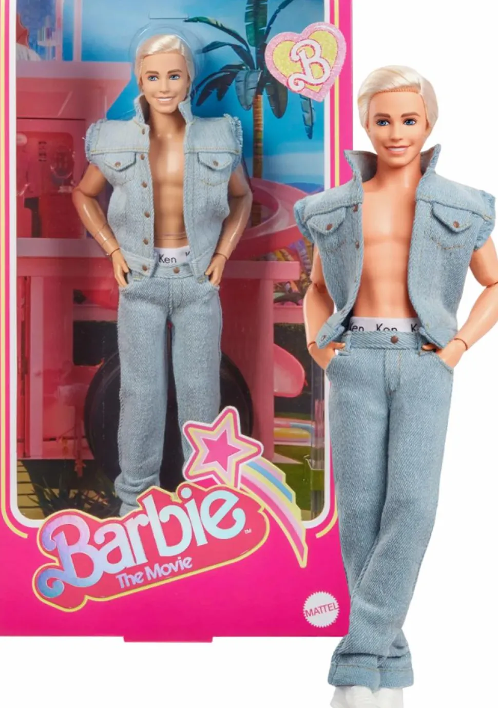 Barbie (2023) - Ken in Denim Matching Set Black Label Doll
