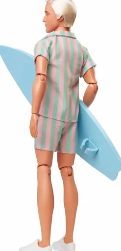 Barbie (2023) - Perfect Day Ken Wearing Pastel Striped Beach Matching Set Doll