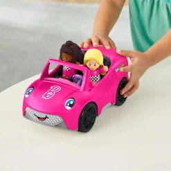 Barbie - Barbie Convertible Fisher-Price Little People Vehicle Playset