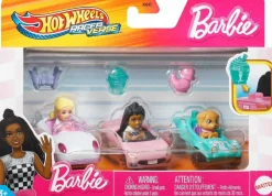 Barbie - Chelsea, Barbie Brooklyn & Taffy Hot Wheels RacerVerse 1/64th Scale Die-Cast Vehicle 3-Pack