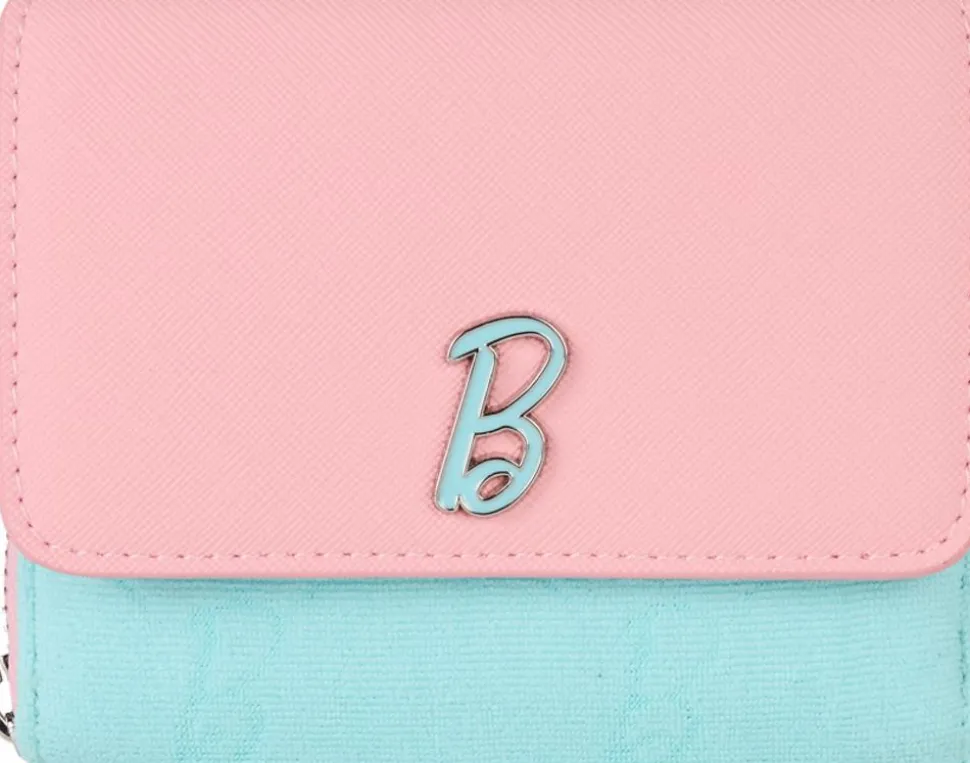 Barbie - Classic Terry Cloth 4" Faux Leather Zip-Around Wallet