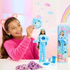 Barbie - Cutie Reveal Care Bears Grumpy Bear Doll (Series 1)