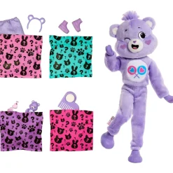Barbie - Cutie Reveal Care Bears Share Bear Doll (Series 1)