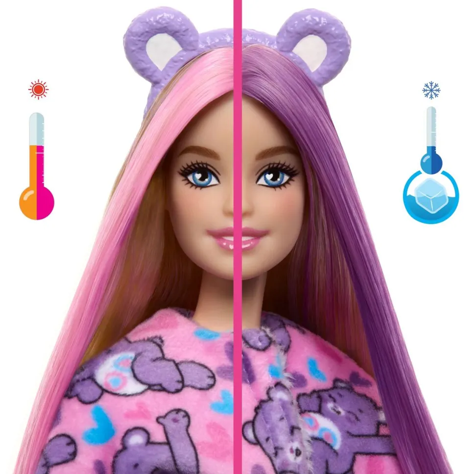 Barbie - Cutie Reveal Care Bears Share Bear Doll (Series 1)
