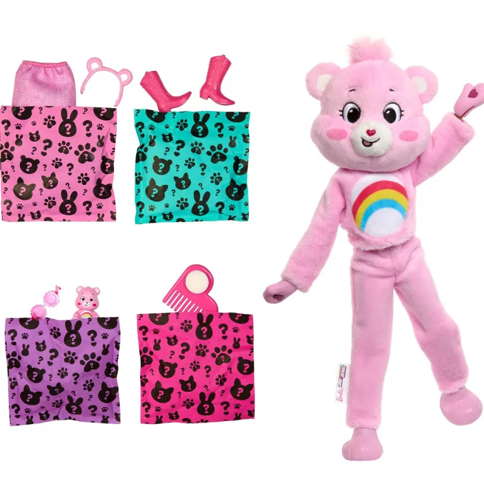 Barbie - Cutie Reveal Care Bears Cheer Bear Doll (Series 1)