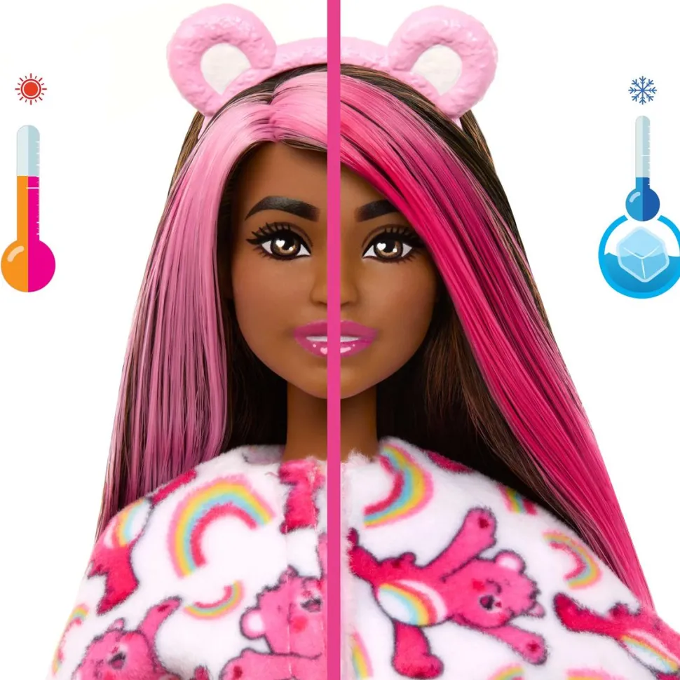 Barbie - Cutie Reveal Care Bears Cheer Bear Doll (Series 1)