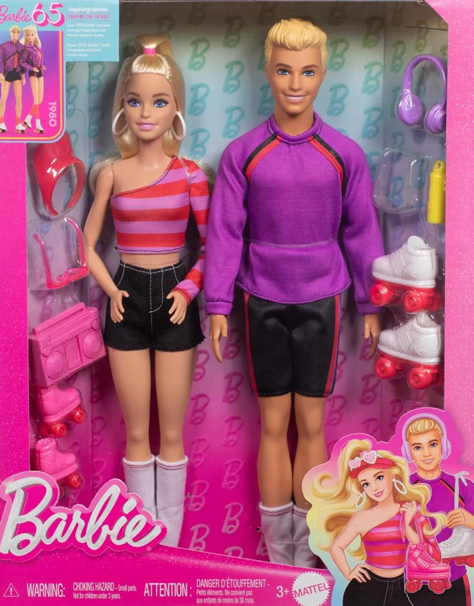 Barbie - Ken & Barbie 65th Anniversary Fashionista 12" Doll 2-Pack