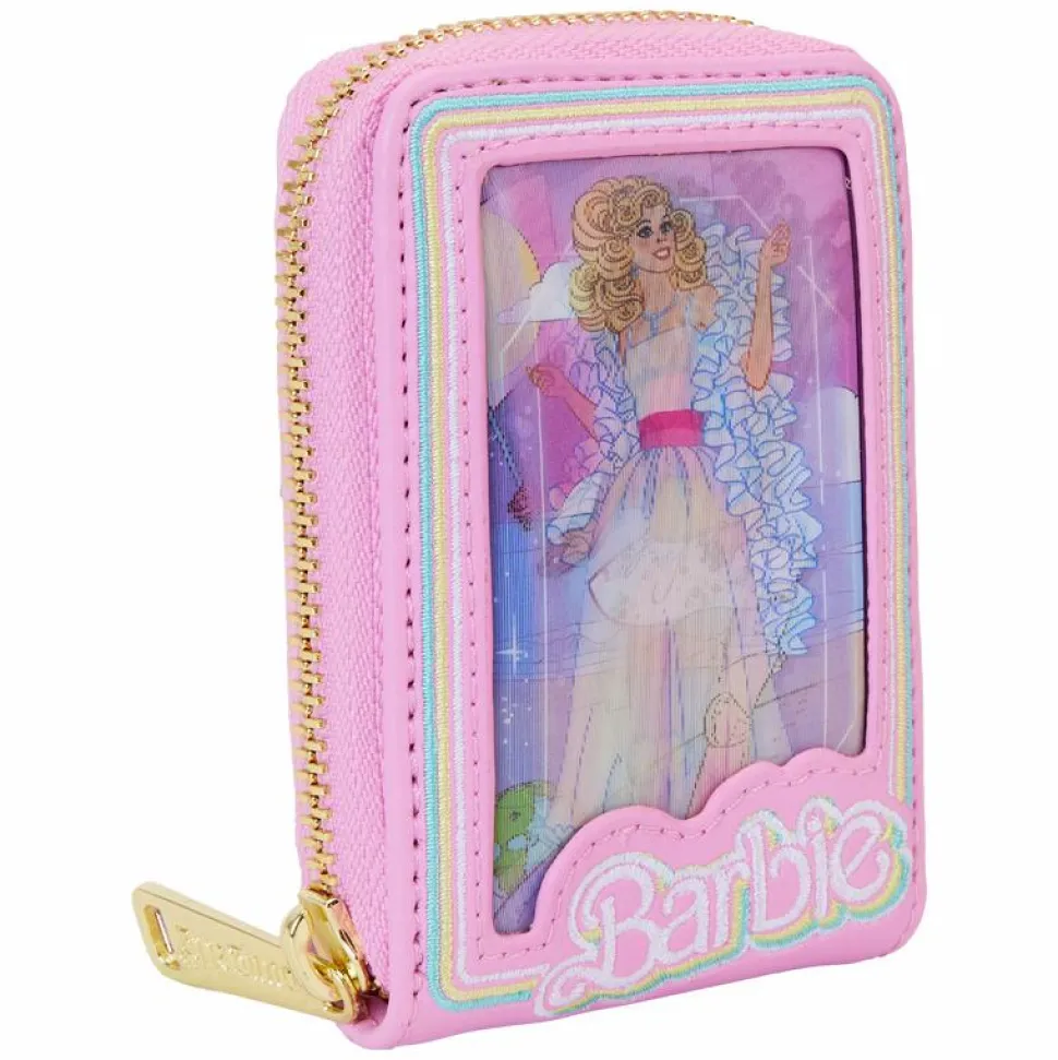 Barbie - 65th Anniversary Doll Box Triple Lenticular 4" Faux Leather Accordion Wallet
