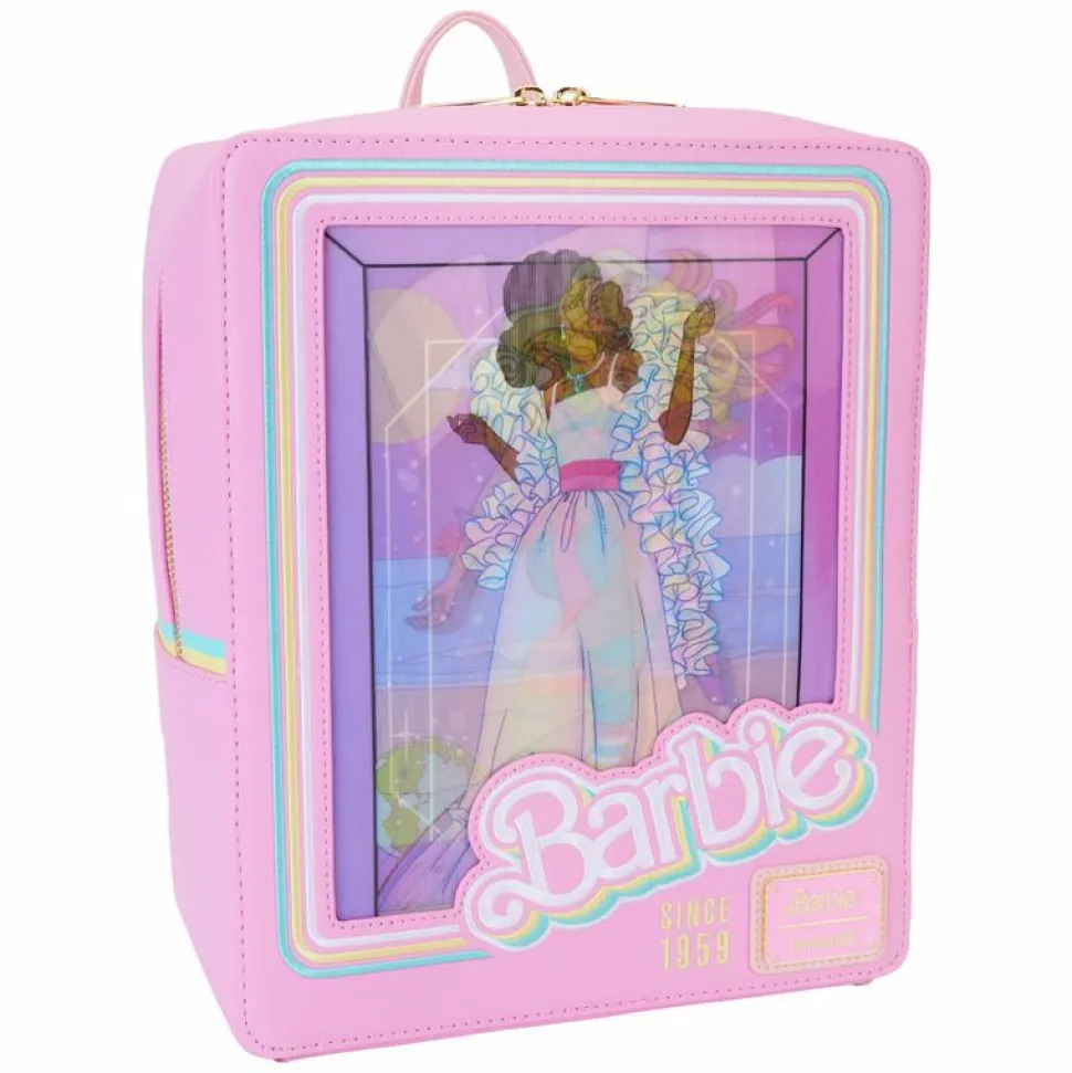 Barbie - 65th Anniversary Doll Box Triple Lenticular 10" Faux Leather Mini Backpack