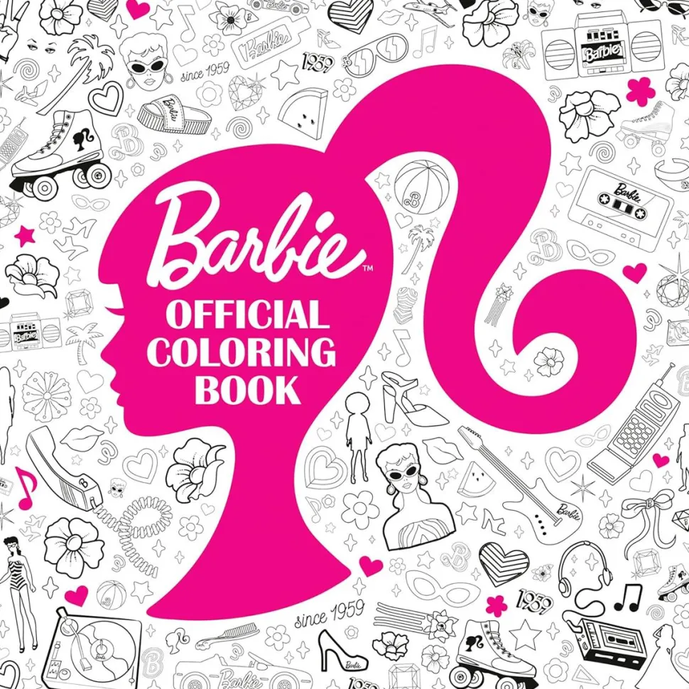 Barbie - The Official Colouring Book Paperback Book