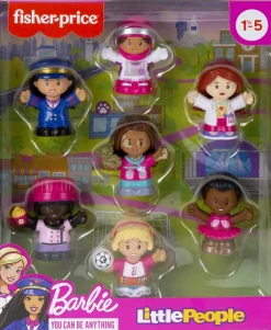 Barbie - You Can Be Anything Fisher-Price Little People 7-Pack