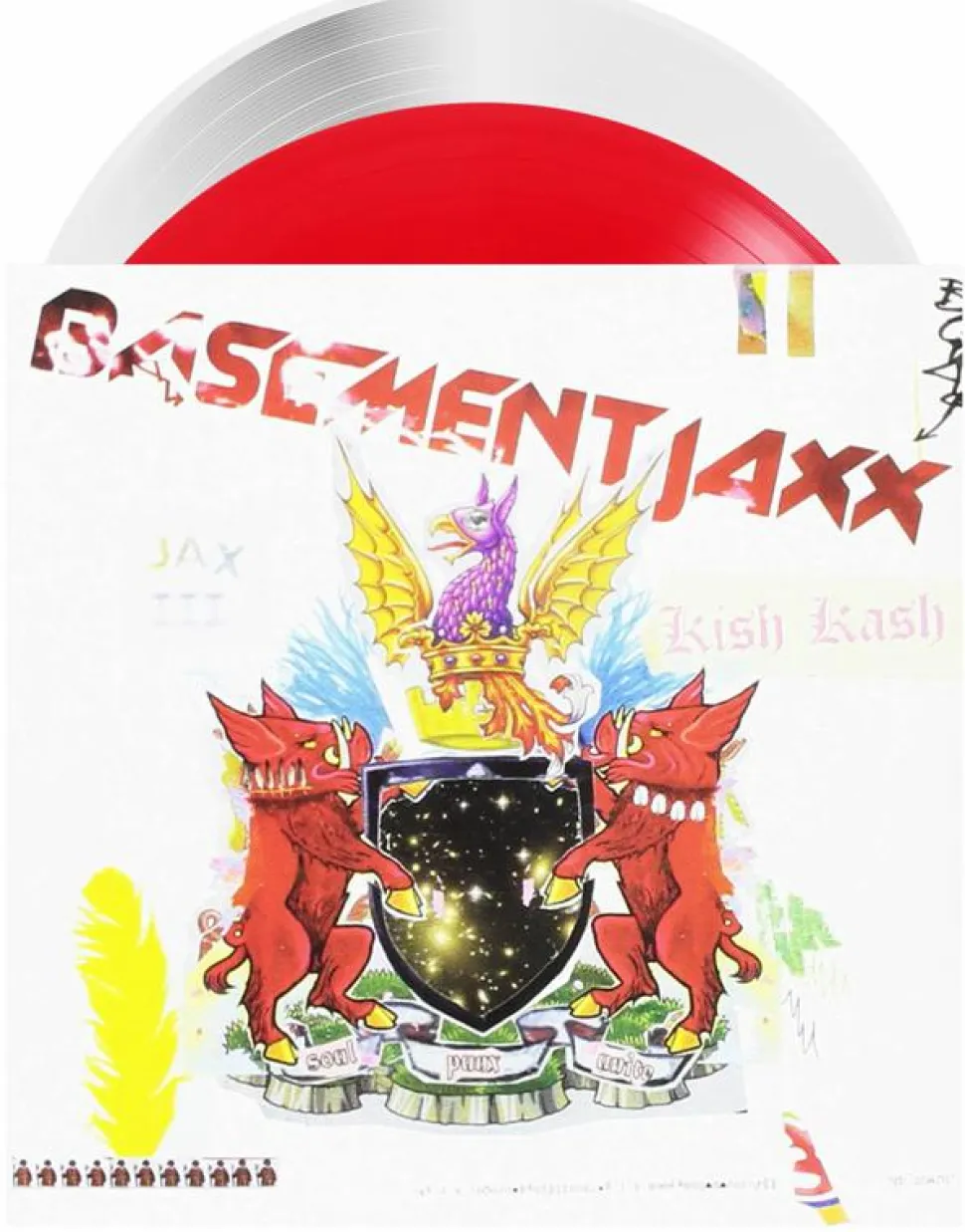 Basement Jaxx - Kish Kash 2xLP Vinyl Record (Red & White Coloured Vinyl)