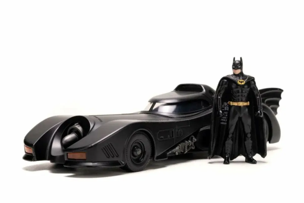 Batman (1989) - Batman & Armored Batmobile Next Level Collector 1/24th Scale Die-Cast Vehicle Replica
