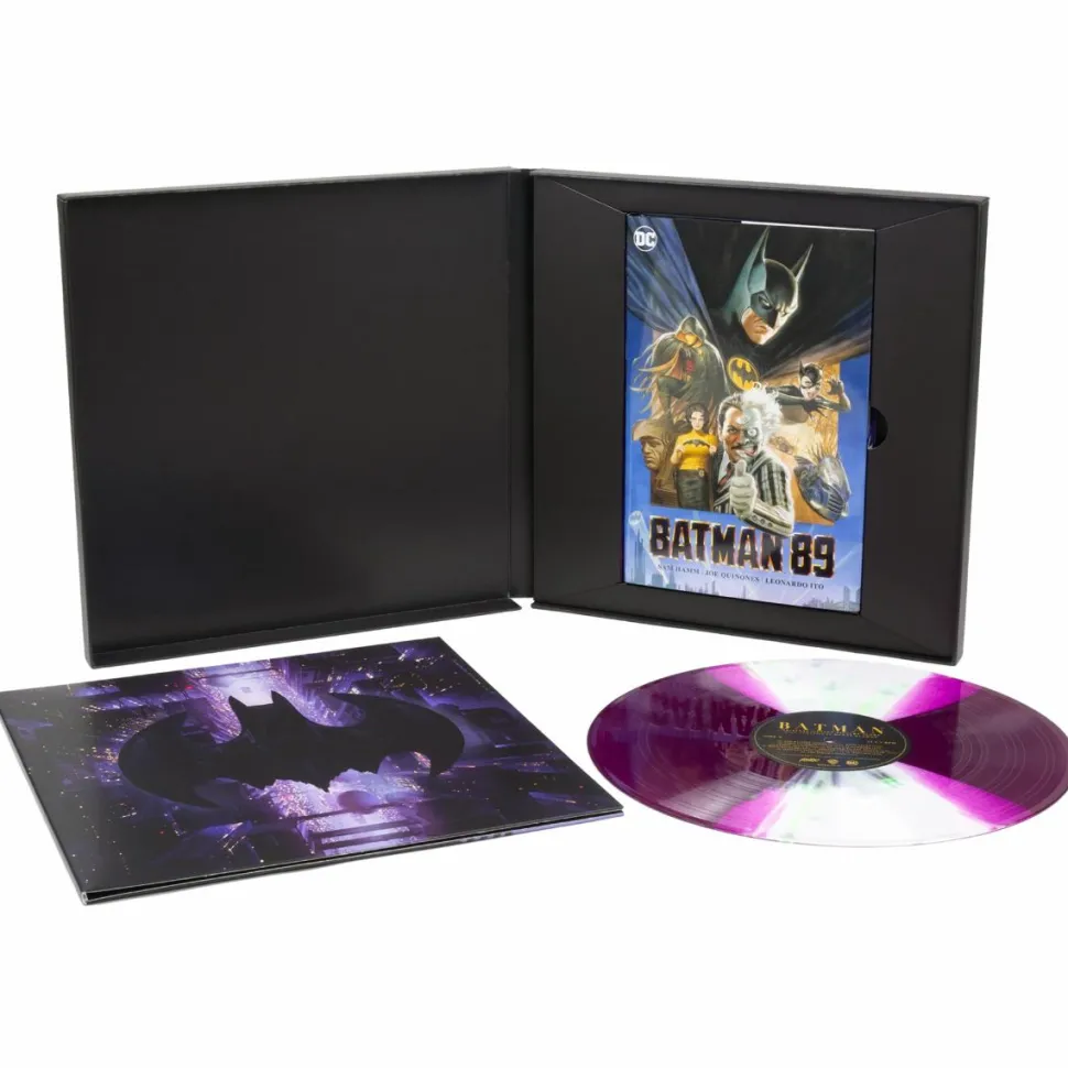 Batman (1989) - Batman '89 Graphic Novel & Original Motion Picture Score by Danny Elfman LP Vinyl Record Box Set (Batwing Coloured Vinyl)