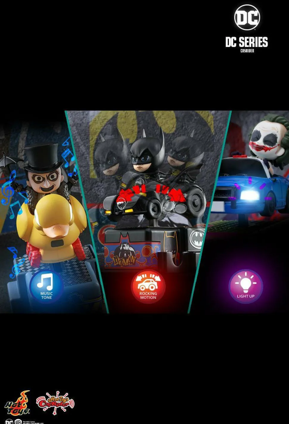 Batman (1989) - Batman CosRider Hot Toys Figure