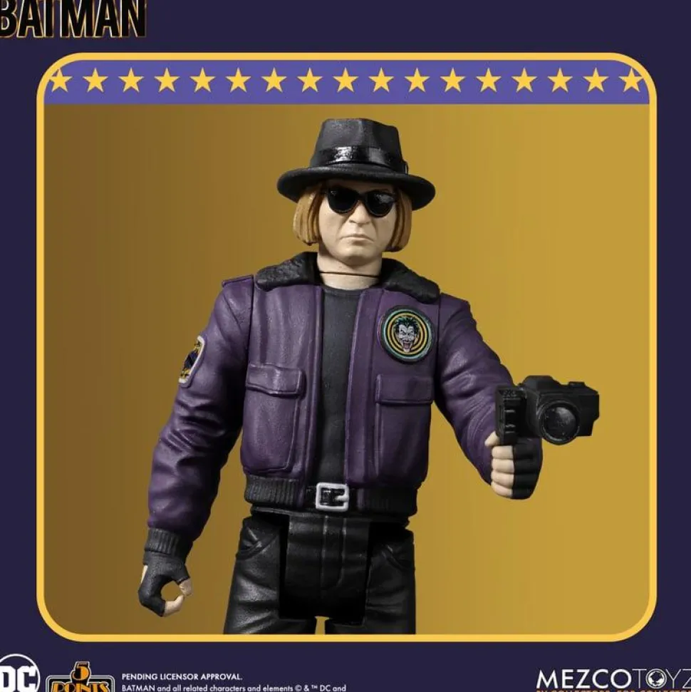 Batman (1989) - Batman, Joker & Goon 5 Points 3.75" Scale Action Figure Bundle (Set of 3)