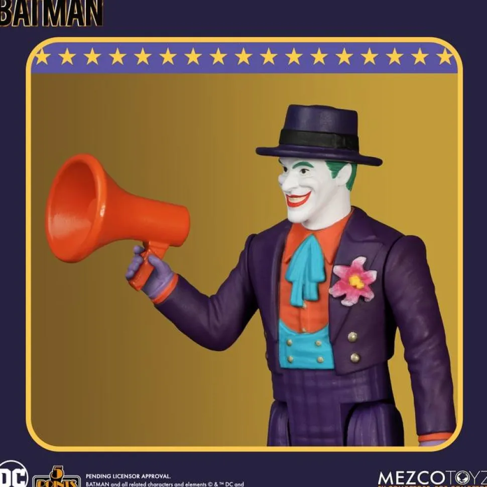 Batman (1989) - Batman, Joker & Goon 5 Points 3.75" Scale Action Figure Bundle (Set of 3)
