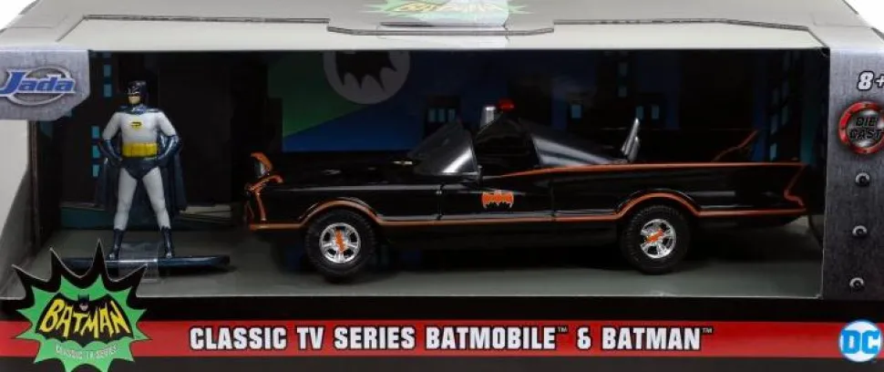 Batman (1966) - Batman with Batmobile 1/32 Scale Hollywood Rides Die-Cast Vehicle Replica