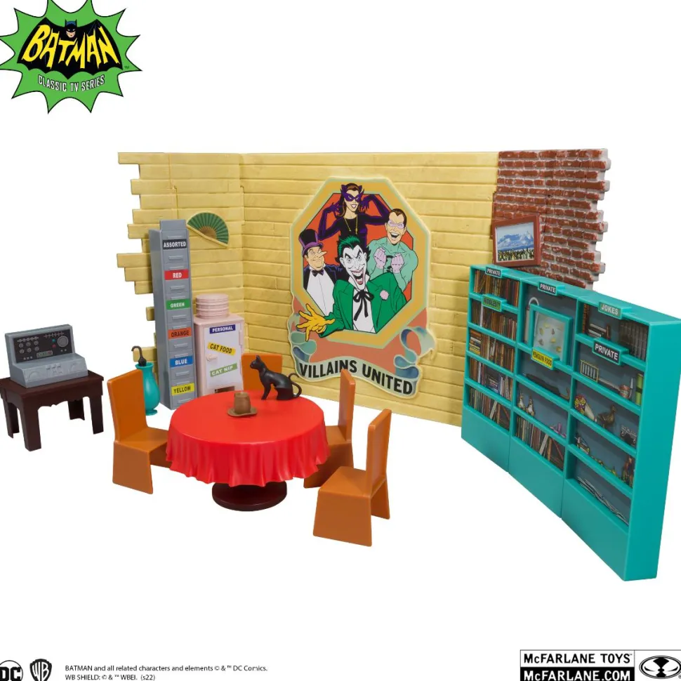 Batman (1966) - Villain’s Lair DC Retro 6” Scale Action Figure Playset