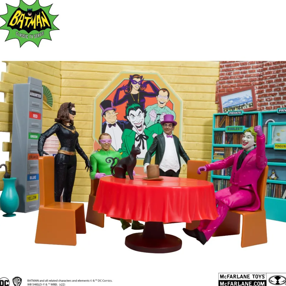 Batman (1966) - Villain’s Lair DC Retro 6” Scale Action Figure Playset