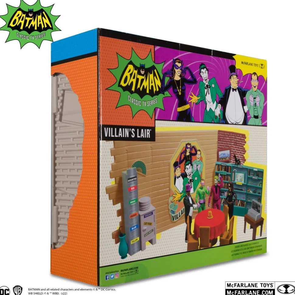 Batman (1966) - Villain’s Lair DC Retro 6” Scale Action Figure Playset