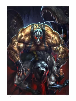 Batman - Bane: The Man Who Broke the Bat Fine Art Print by Richard Luong