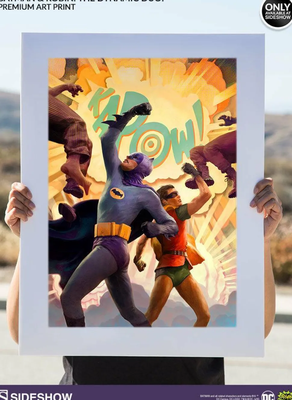 Batman - Batman & Robin: The Dynamic Duo! Premium Art Print by Jon Foster