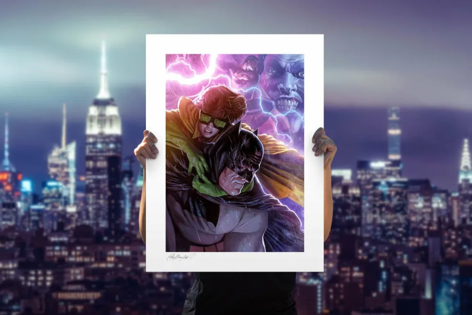 Batman - Batman & Robin: The Dark Knight Returns Fine Art Print by Felipe Massafera