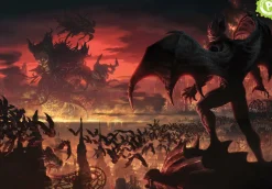 Batman - Batman Gotham City Nightmare Premium Art Print by Fabian Schlaga