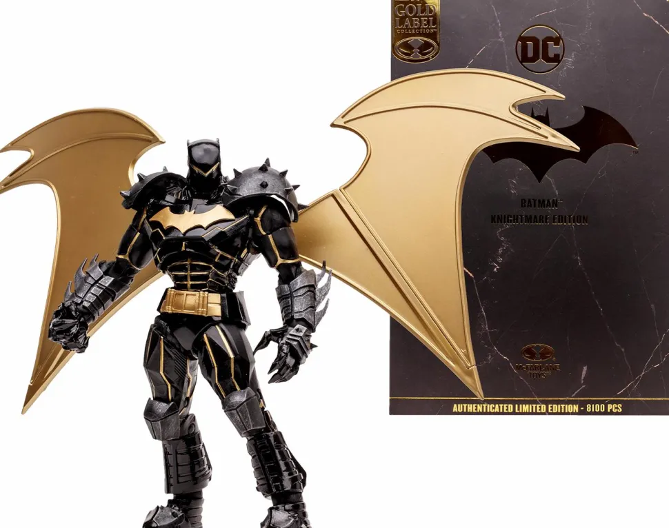 Batman - Batman Hellbat Knightmare Edition DC Multiverse Gold Label 7" Scale Action Figure