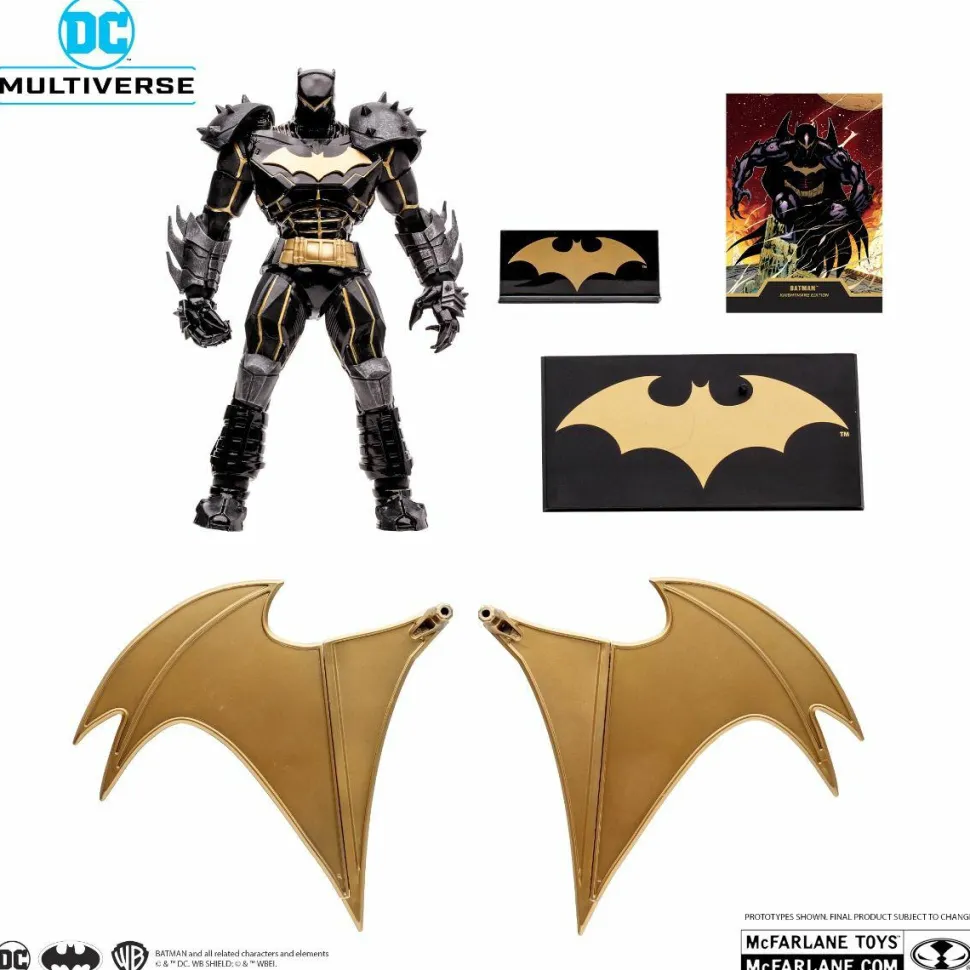 Batman - Batman Hellbat Knightmare Edition DC Multiverse Gold Label 7" Scale Action Figure
