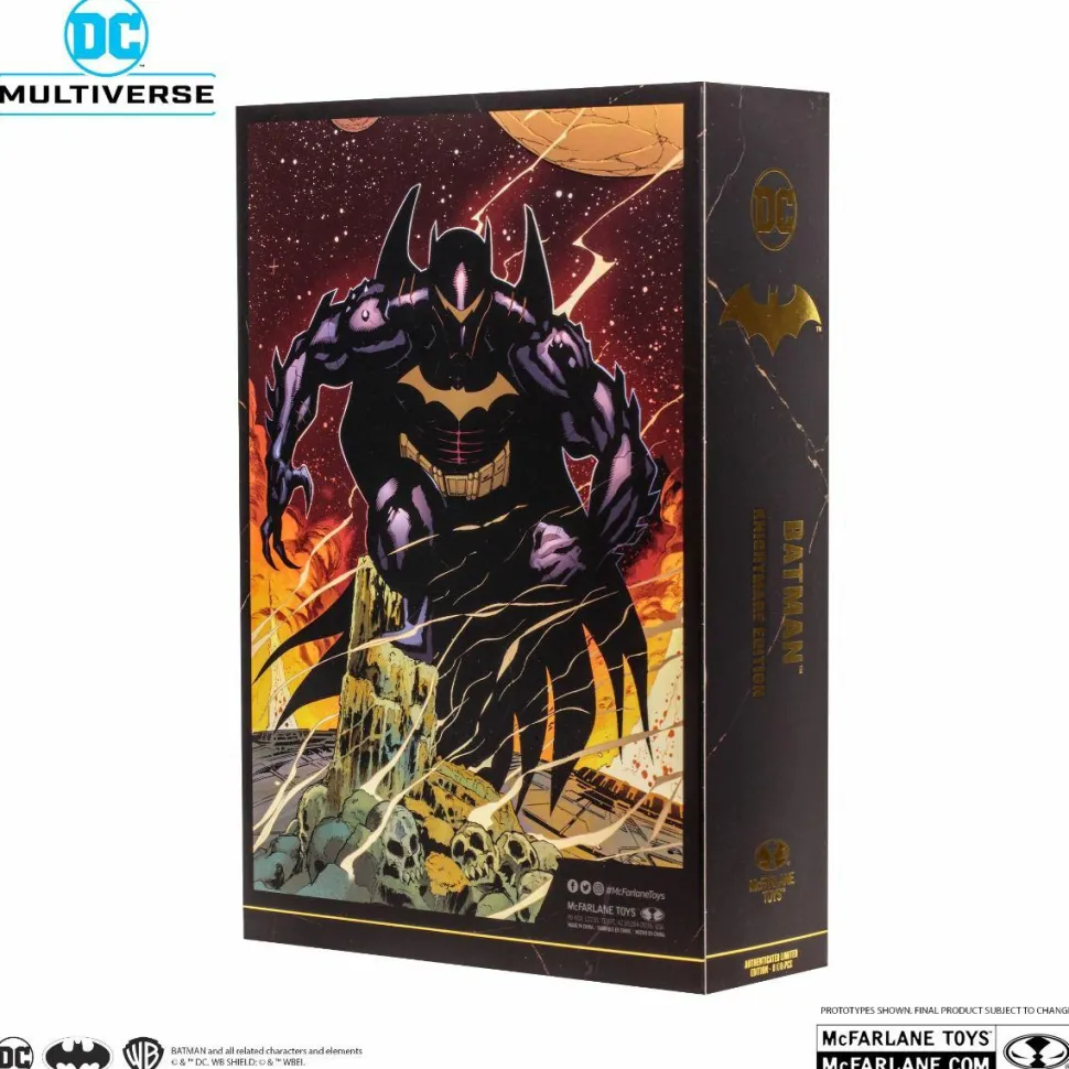 Batman - Batman Hellbat Knightmare Edition DC Multiverse Gold Label 7" Scale Action Figure