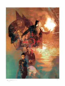 Batman - Batman: Unmask the Truth Fine Art Print by Bill Sienkiewicz
