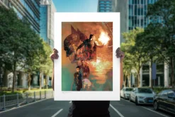 Batman - Batman: Unmask the Truth Fine Art Print by Bill Sienkiewicz