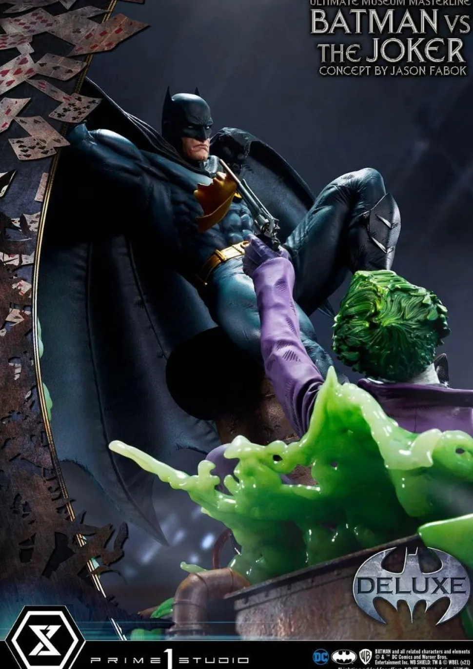 Batman - Batman vs The Joker Deluxe 1/3 Scale Statue