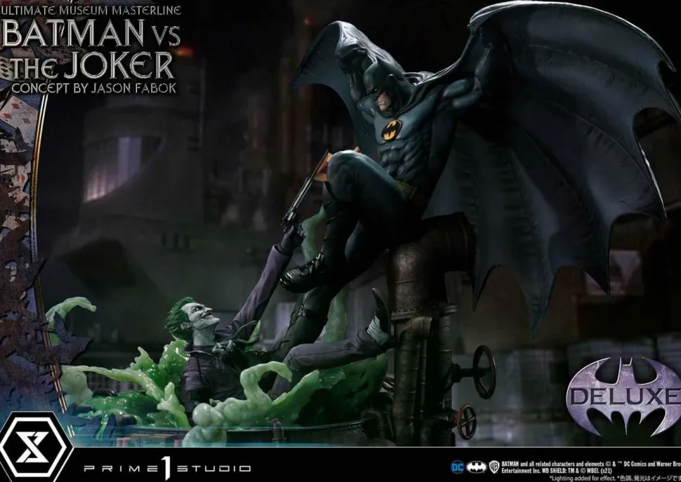 Batman - Batman vs The Joker Deluxe 1/3 Scale Statue