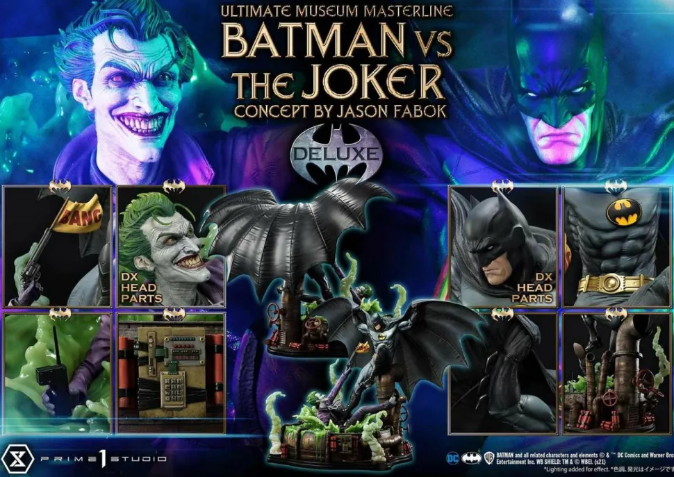 Batman - Batman vs The Joker Deluxe 1/3 Scale Statue