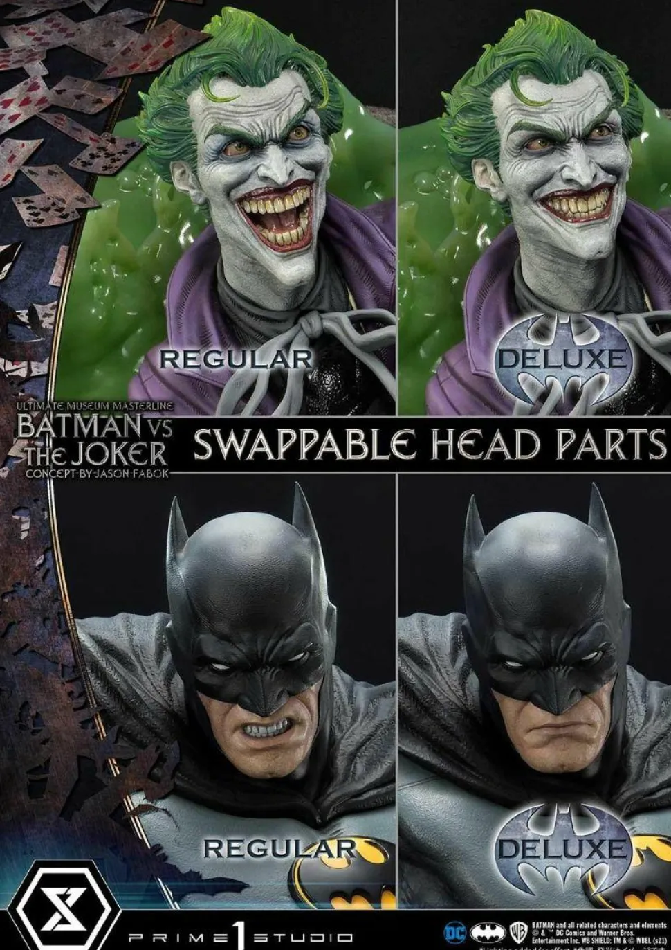 Batman - Batman vs The Joker Deluxe 1/3 Scale Statue