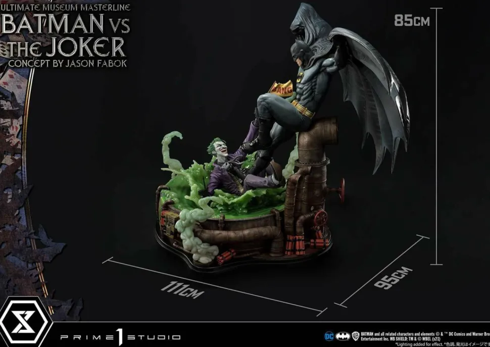 Batman - Batman vs The Joker Deluxe Bonus Version 1/3 Scale Statue