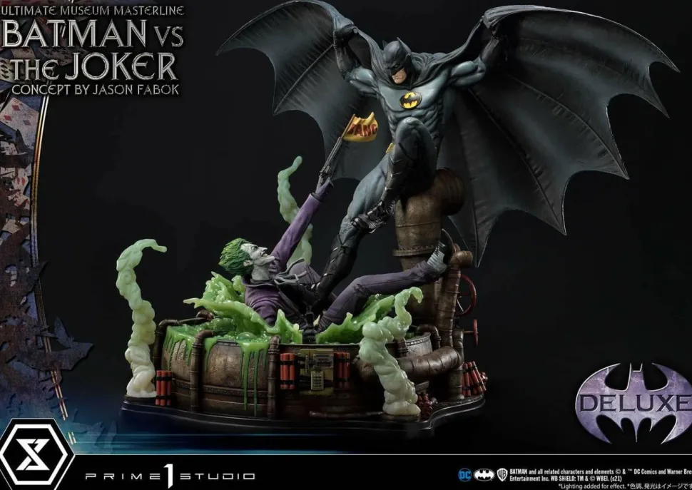 Batman - Batman vs The Joker Deluxe Bonus Version 1/3 Scale Statue
