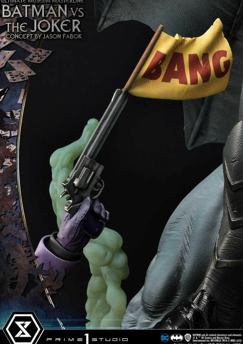 Batman - Batman vs The Joker Deluxe Bonus Version 1/3 Scale Statue