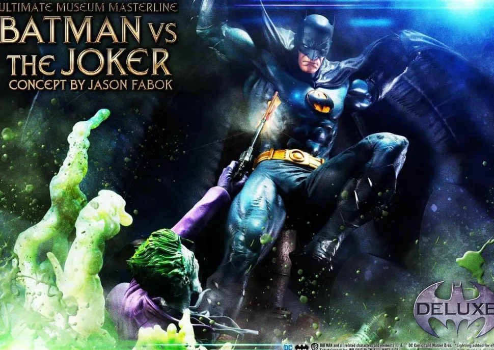 Batman - Batman vs The Joker Deluxe Bonus Version 1/3 Scale Statue