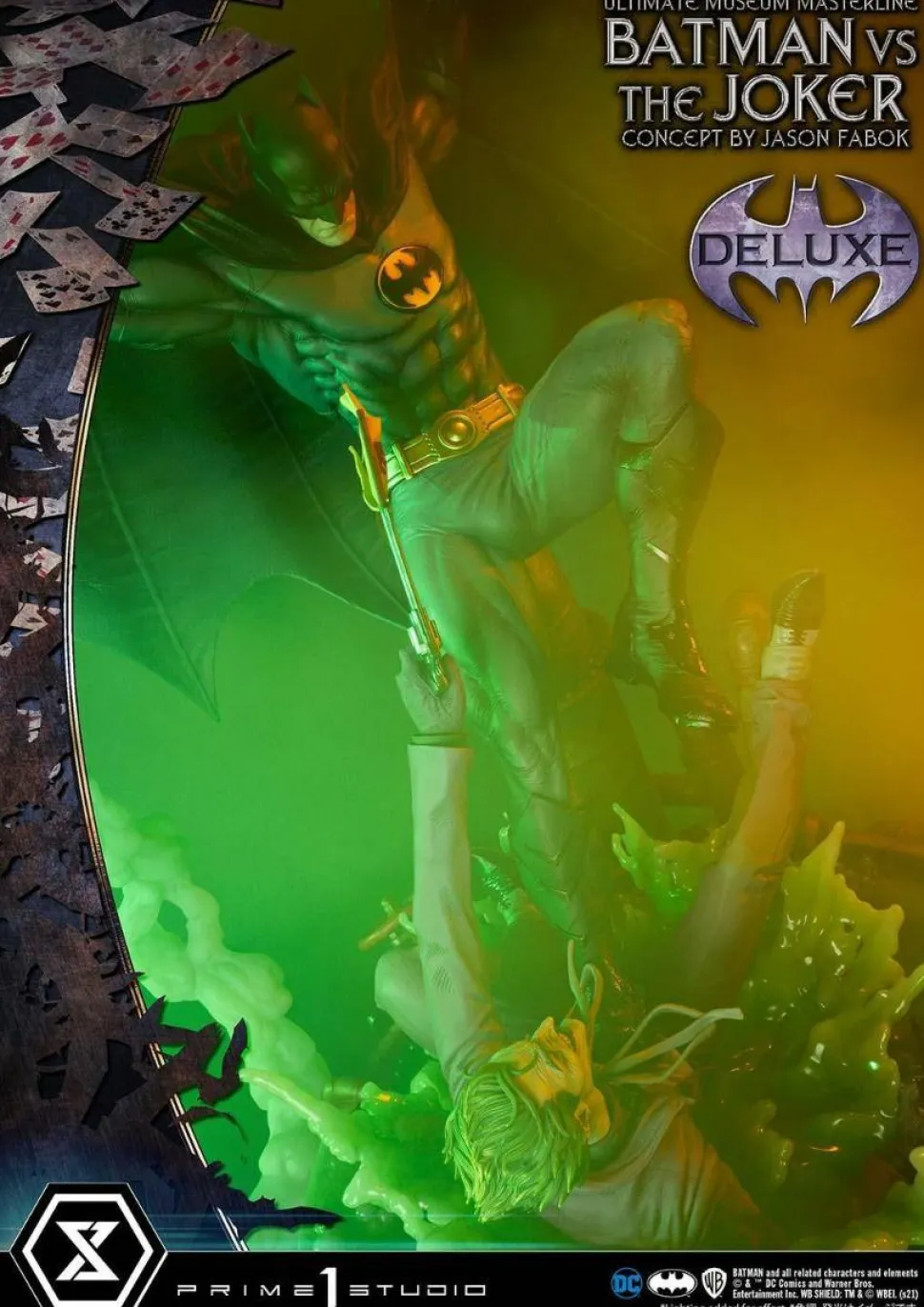 Batman - Batman vs The Joker Deluxe Bonus Version 1/3 Scale Statue