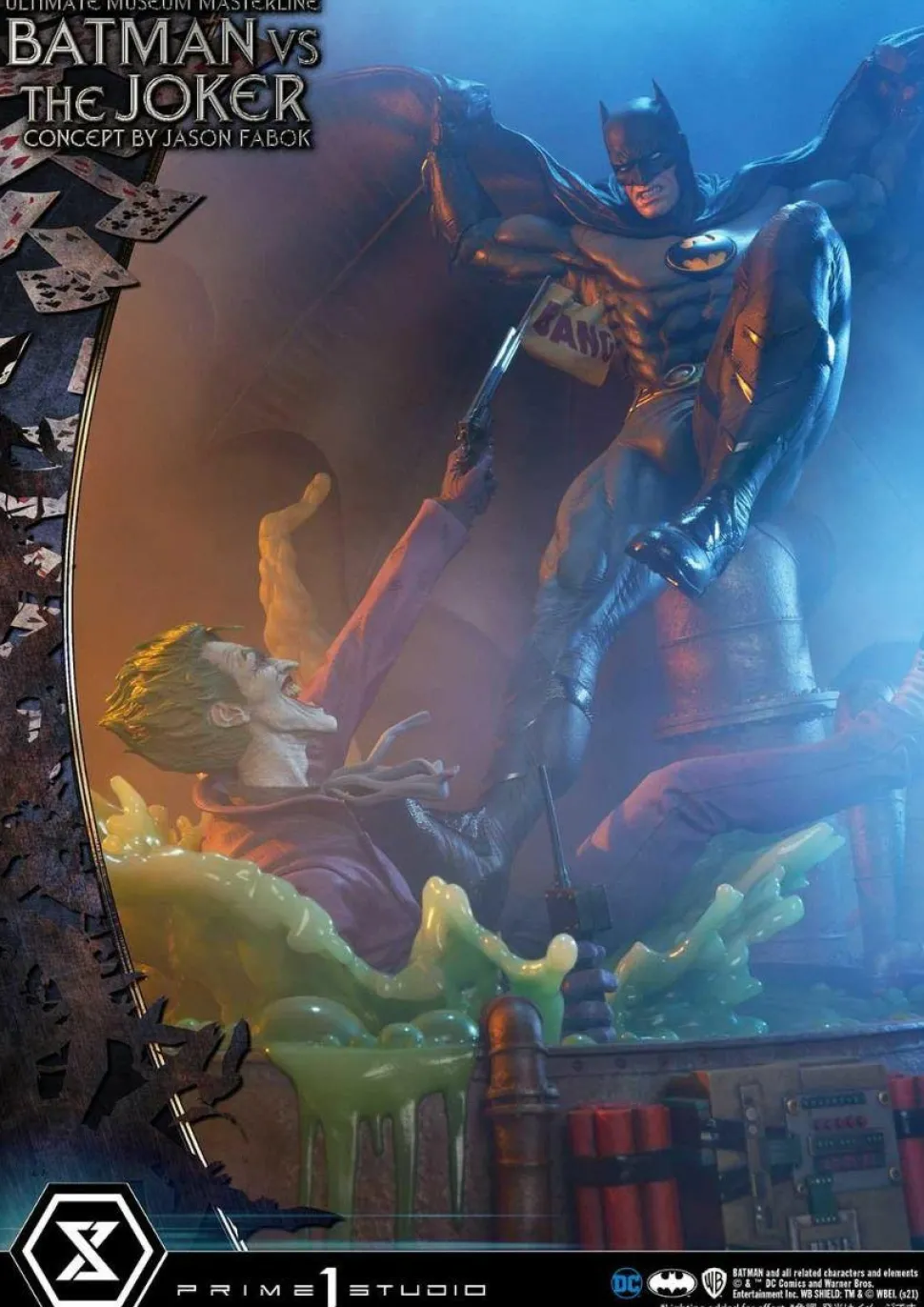 Batman - Batman vs The Joker Deluxe Bonus Version 1/3 Scale Statue