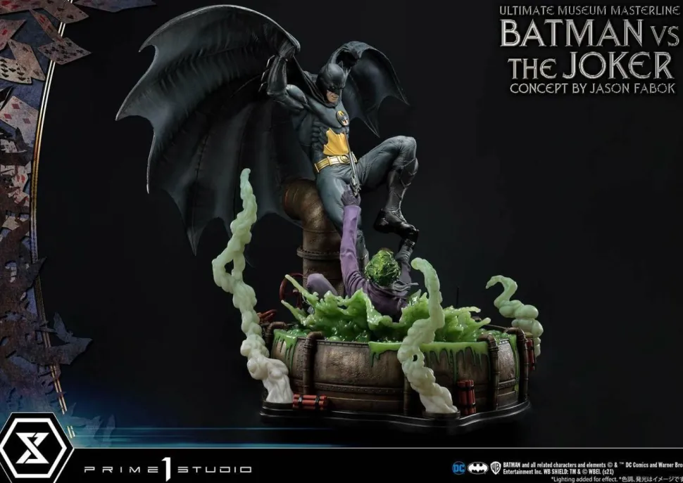 Batman - Batman vs The Joker Deluxe Bonus Version 1/3 Scale Statue