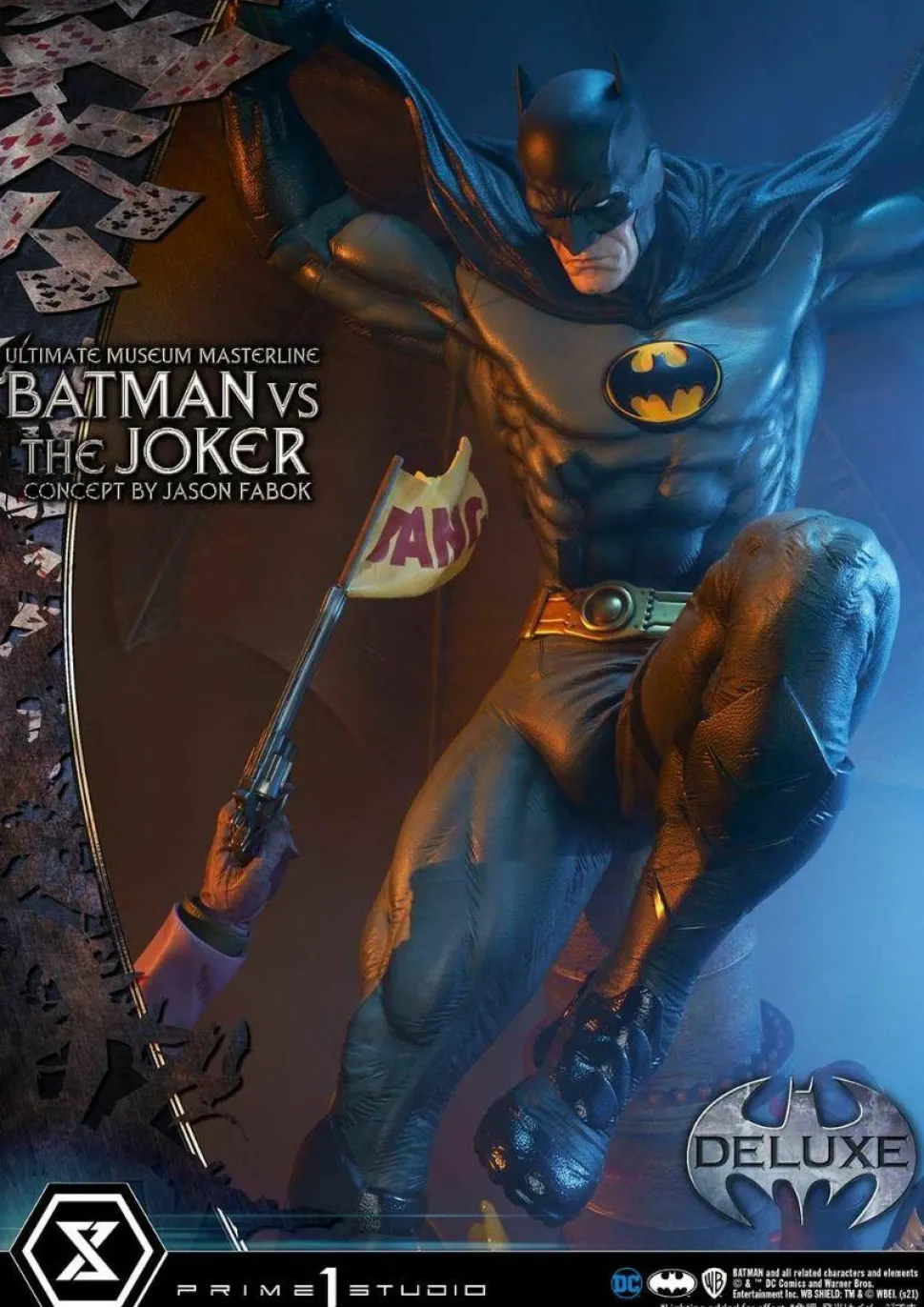 Batman - Batman vs The Joker Deluxe Bonus Version 1/3 Scale Statue