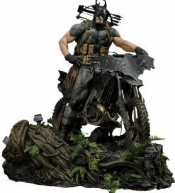 Batman - Batman Zero Year on Bike 25” Statue