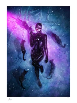 Batman - Catwoman: HellO THere Fine Art Print by Kevin McGivern