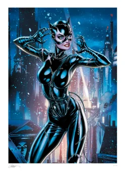 Batman - Catwoman 80th Anniversary: Batman Returns Fine Art Print by J. Scott Campbell